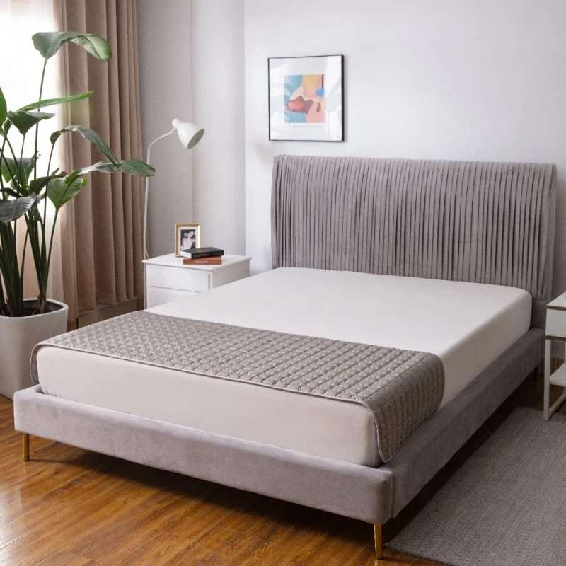 Woven-Cotton-Polyester-Earthing-Pad-Folding-Mat-with-Grounding-Cord-US-UK-AU-EU-Plug