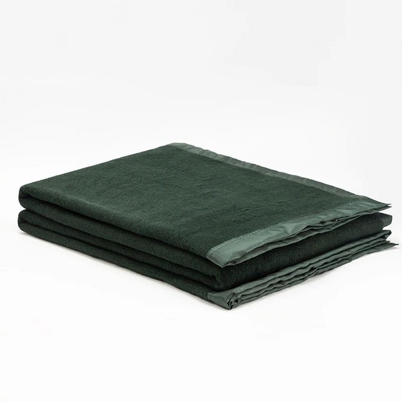 Woven-Throw-Blanket-150-200cm-50-Wool-50-POLYESTER-660gsm-Bed-Blanket-for-Winter