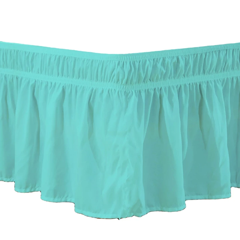 Wrap-Around-Ruffled-Bed-Skirt-with-Adjustable-Elastic-Belt-Drop-Easy-to-Put-on-Wrinkle-Free-Bedskirt-Dust-Ruffles