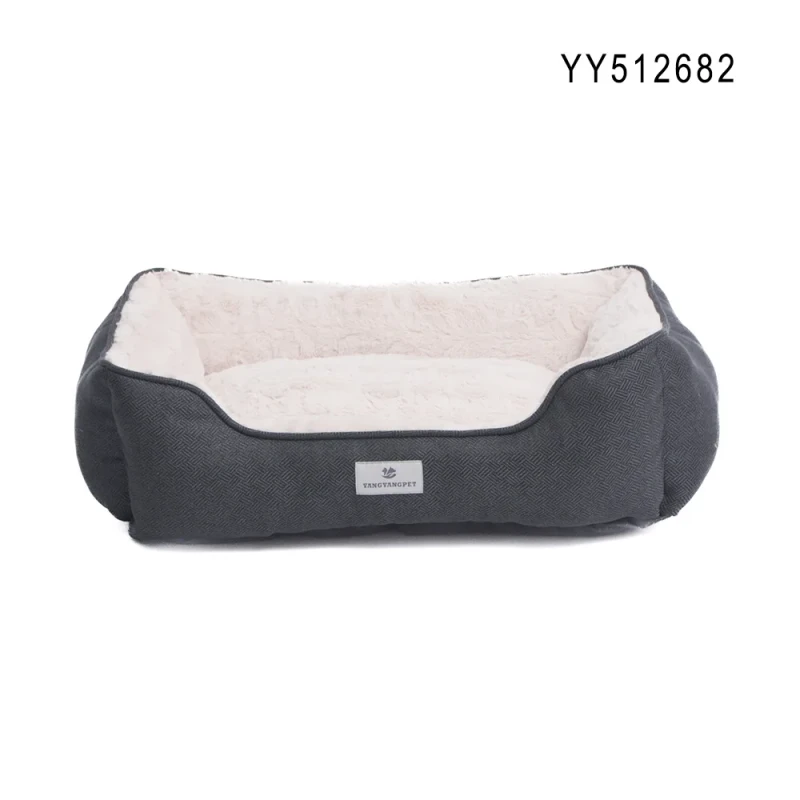 YANGYANGPET-Faux-Linen-Fabric-Velvet-Fiber-Luxury-and-Durable-Soft-Dog-Pet-Bed