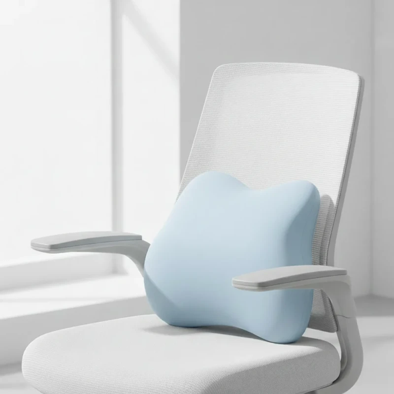 YUE-RISE-Removable-Washable-Cover-OEM-ODM-Butterfly-Wing-Memory-Foam-Lumbar-Support-Pillow-For-Car-Office