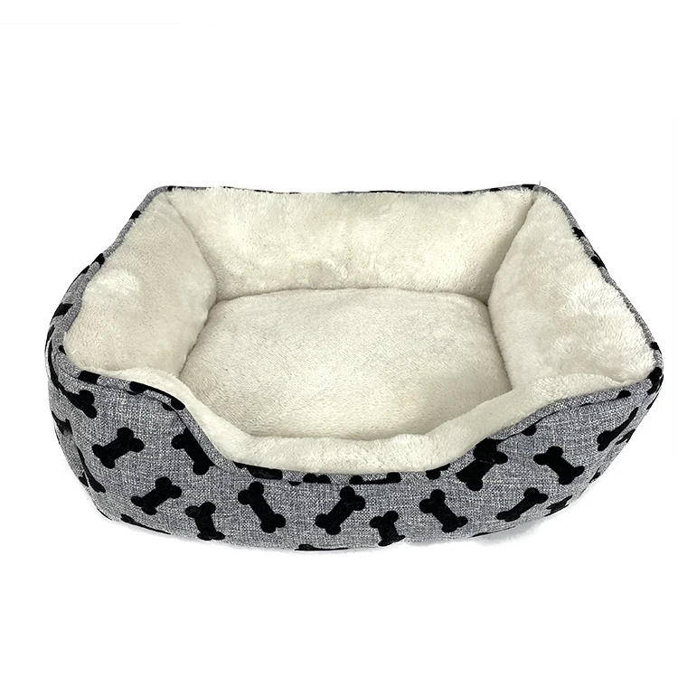 YangyangPet-Luxury-Linen-Dog-Bed-Super-Pet-Sofa-Warming-Bed-for-Big-Dogs-Washable-Cat-Dog-Bed-with-Solid-Pattern-Travel-Friendly