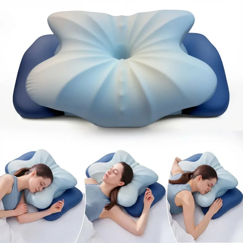Zero-Gravity-Sleeping-Pillow-Ergonomic-Neck-Lumbar-Support-Memory-Foam-Pillow-for-Pressure-Relief-and-Deep-Sleep